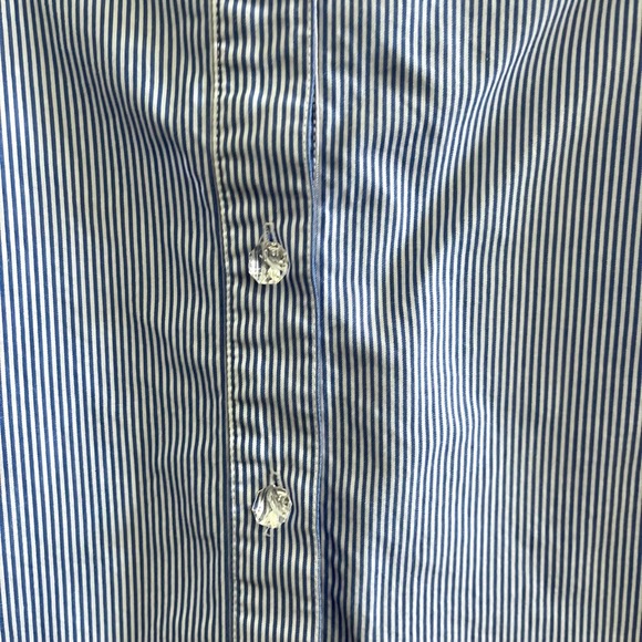 J.Crew CrewCuts Little Girl Pinstripe button down 3T - Picture 2 of 5